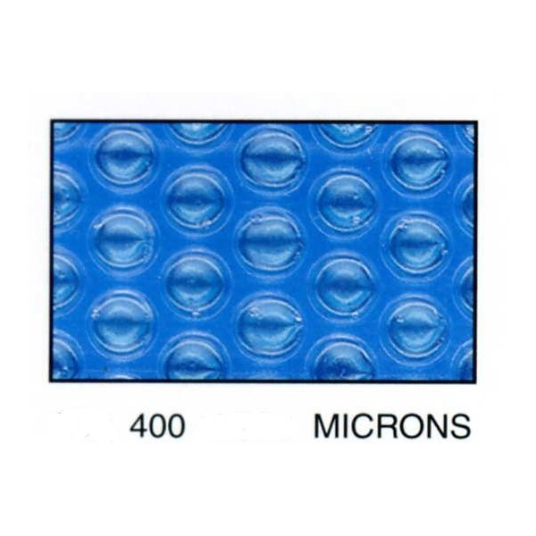Bâche à bulle 500 microns translucide bordée 4 côtés
