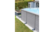 Piscine Azteck hors-sol mixte 7.30 x 4.05 m