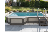 Piscine Azteck hors-sol rectangulaire 5.10 x 2.50 m