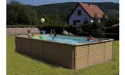 Piscine Azteck hors-sol rectangle 8.90 x 4.05 m 